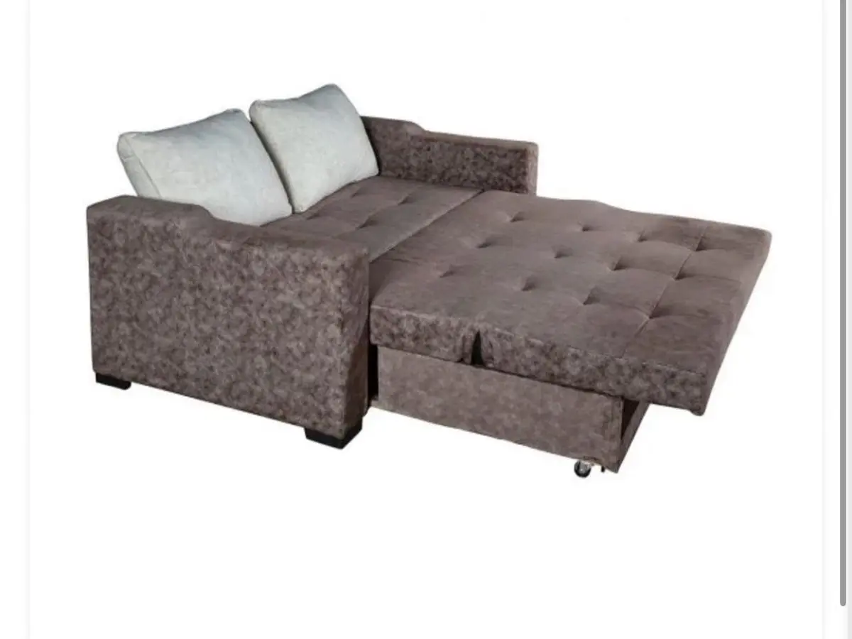 تخت خواب شو دسته صاف مدل رايكا مبل دو نفره تخت خواب شو دسته صاف مدل رايكا | مبل تخت خواب شو با ارسال فوری |