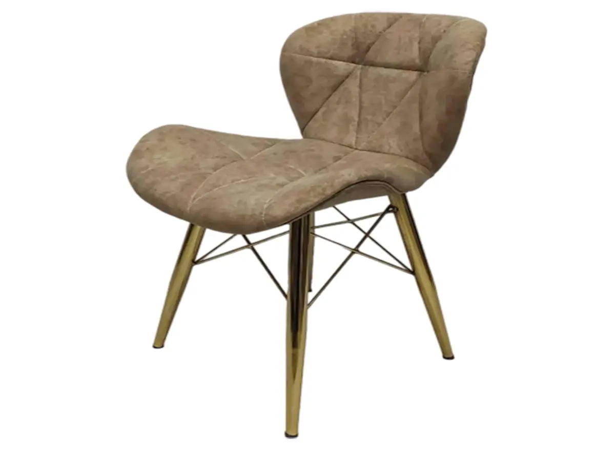 21321ab1-1ab8-497e-9ea1-af2041f3ea1a_prev_ui صندلی زین اسبی پایه فورتیک(طلایی) - Image 1