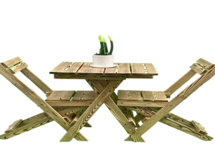 عمده فروشی میز و صندلی مدرن ، میزو صندلی دو نفره کرمی روشن در ایران ستکور