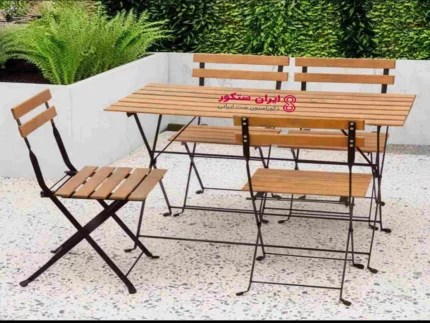 قیمت و خرید میز صندلی تاشو در فروشگاه ایران ستکور با ضمانت بالا