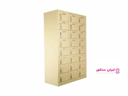فروش عمده و تک جاکفشی فلزی سی درب ، کمد فلزی 30 درب ایران ستکور ، جاکفشی اداری سی درب
