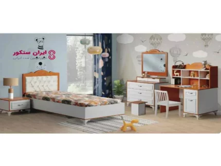 تخت خواب یک نفره آیدا { فروشگاه اینترنتی ایران ستکور } | خرید تخت خواب یک نفره [ قیمت مناسب + کیفیت بالا ] | خرید و قیمت تخت خواب یک نفره جدید در فروشگاه ایران ستکور | مدل تخت یک نفره جدید | تخت تک نفره ارزان