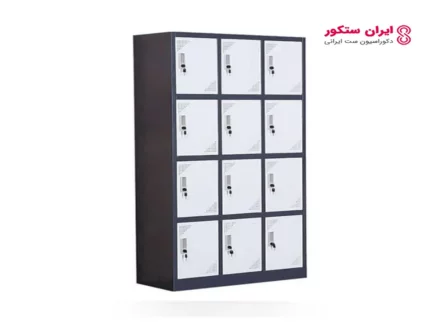 خرید عمده و تک کمد رختکنی | کمد فلزی 12 درب فلزی رختکنی ایران ستکور |