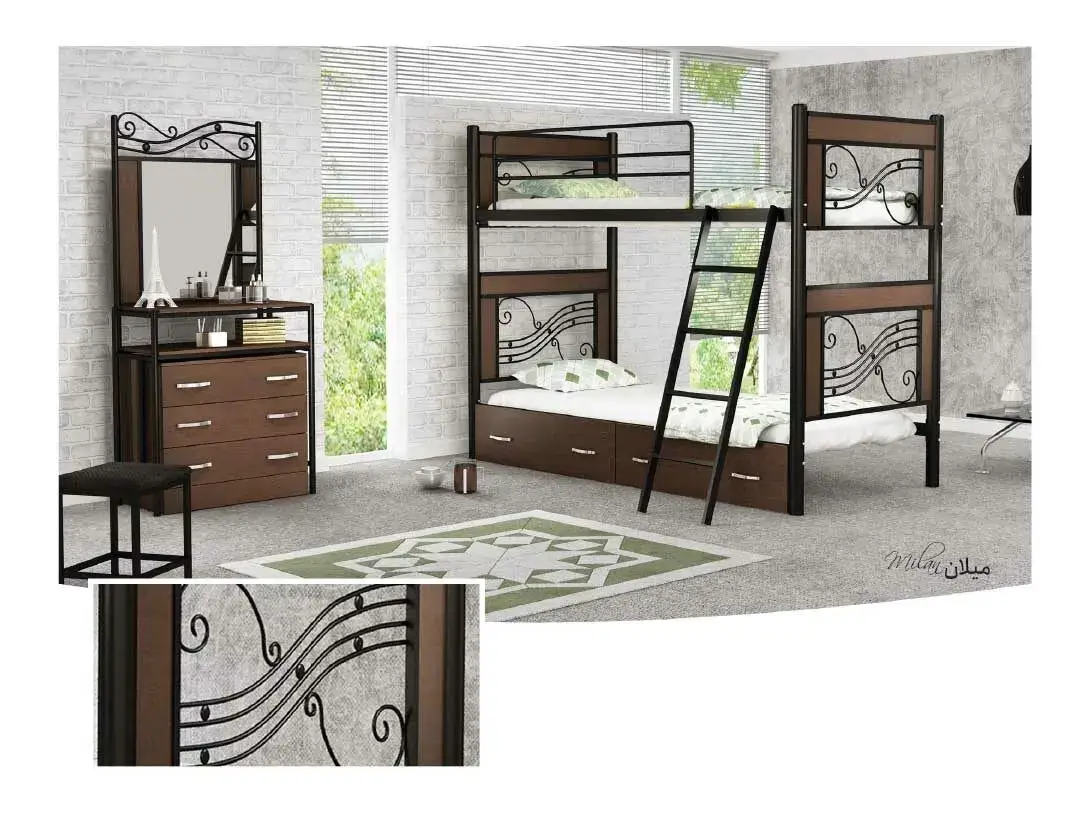 تخت دو طبقه فلزی یا چوبی: کدام برای شما مناسب‌تر است؟