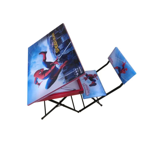 ست میز تحریر و صندلی طرح مرد عنکبوتی مدل باکسدار ایلانا