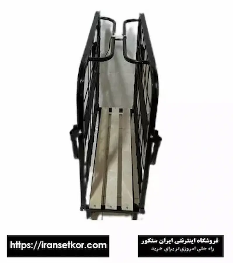 تخت تاشو فلزی دو نفره