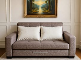 مبل تختخواب‌شو ارزان پارچه‌ای ایران ستکور | مبل تختخواب شو 2 نفره | خرید مبل تختخواب شو تاشو چند منظوره ایران ستکور ارسال به سراسر کشور