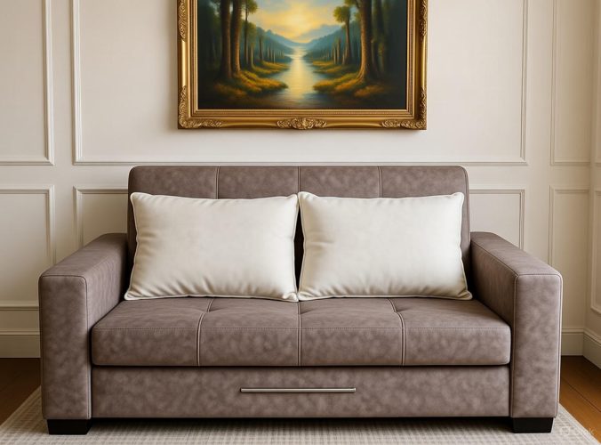 مبل تختخواب‌شو ارزان پارچه‌ای ایران ستکور | مبل تختخواب شو 2 نفره | خرید مبل تختخواب شو تاشو چند منظوره ایران ستکور ارسال به سراسر کشور