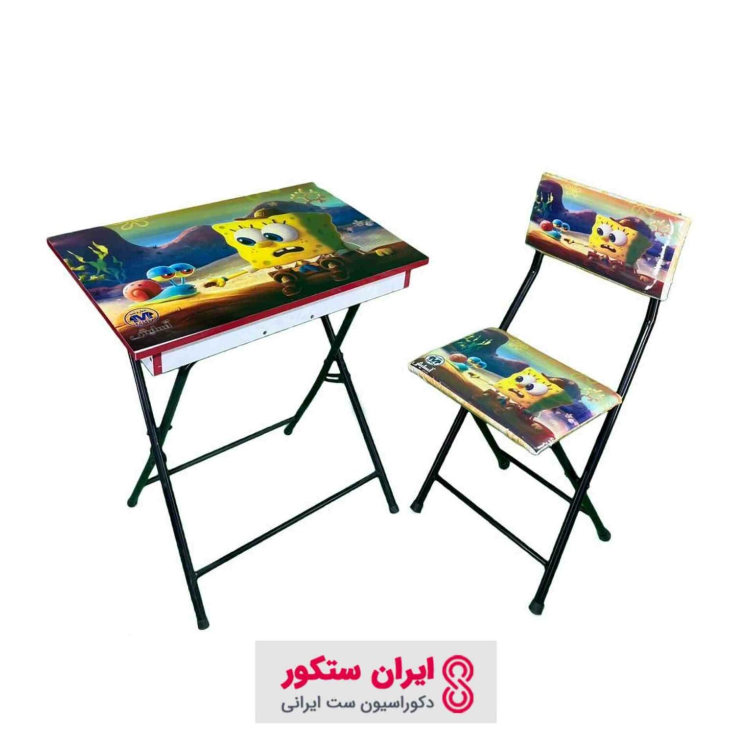 عکس میزتحریر باکس دار طرح باب اسفنجی