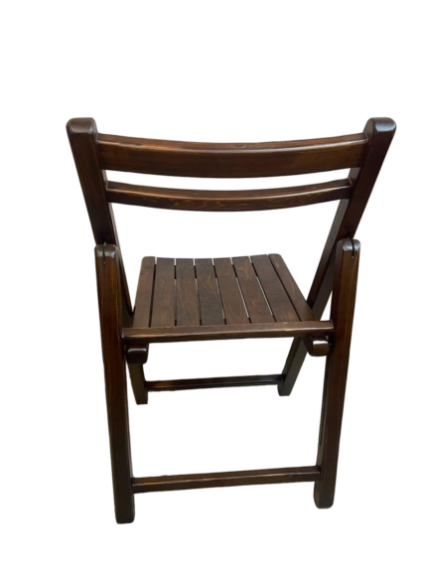 صندلی چوبی متحرک | صندلی چوبی ساده تاشو ایران ستکور | صندلی چوبی کافه ایران ستکور
