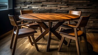 میز و صندلی چوبی